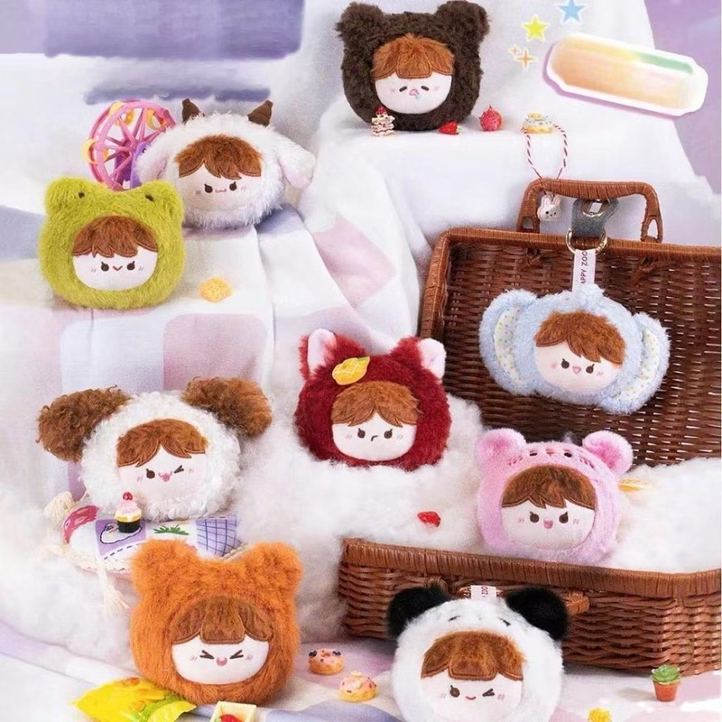 (SMP☀️ ใช้โค้ดแฟชั่น/video30%เหลือ109.-🇹🇭) พวงกุญแจ Nayanaya(kimmon) pinch cute ball น่ารักคิ้วท์สุด