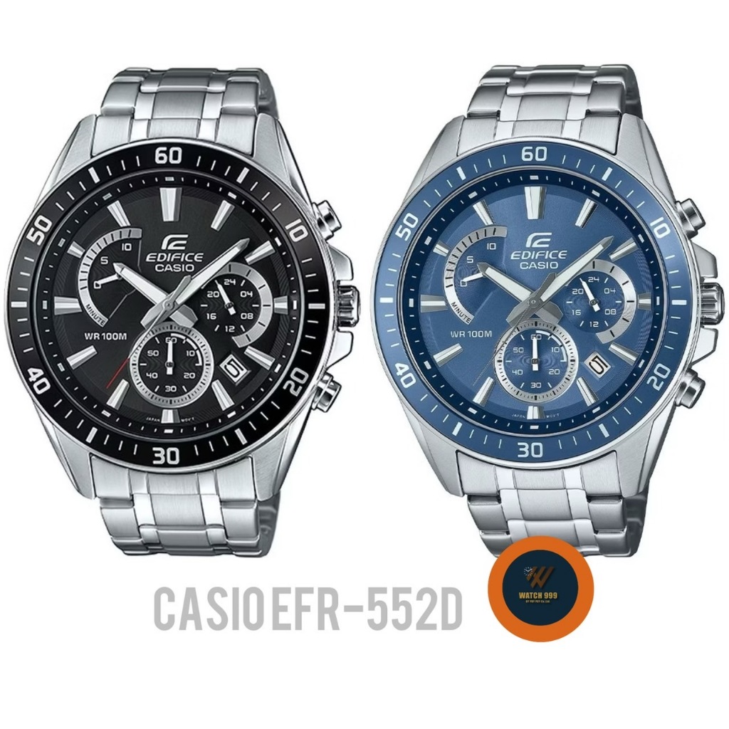 นาฬิกา Casio Edifice แท้ รุ่น EFR-552D Chronograph สำหรับผู้ชาย กันน้ำลึก100m ของแท้ 100%  รับประกัน