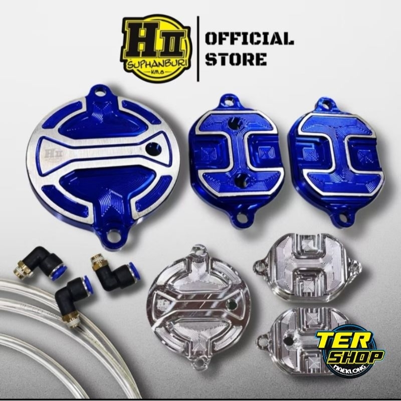 ชุดฝาครอบวาล์วแต่ง สำหรับฝาสูบ125/4วาล์ว