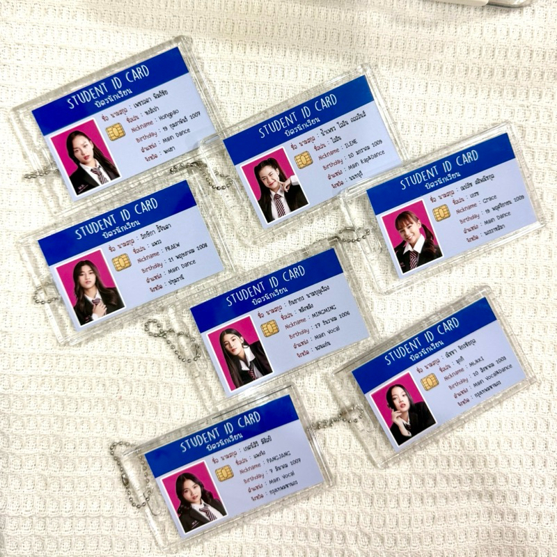 เฟรมการ์ด บัตรนักเรียน mindy มินดี้ mindy_th แพงจัง หมิงหมิง หงส์เปา เกรซ แพรว มุกกิ เกรซ