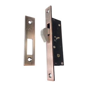 กุญแจคอม้า สำหรับบานเลื่อนไม้ สีรมดำ COLT