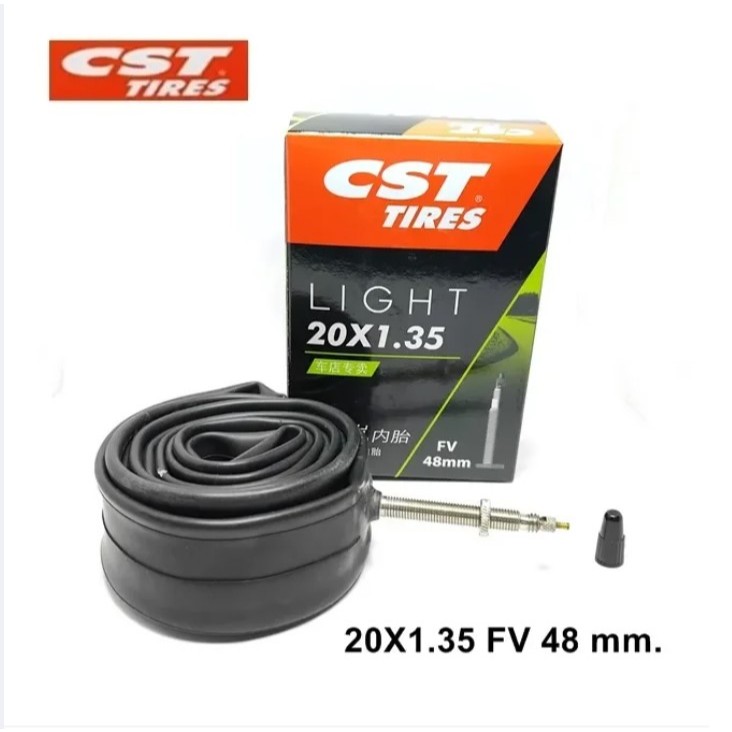 ยางในจักรยาน CST LIGHT ขนาด 20x1.35 นิ้ว (406) ชนิดจุ๊บเล็ก FV 48mm. และจุ๊บใหญ่ AV 33 mm. ราคา/1 เส้น - รูปที่ 2