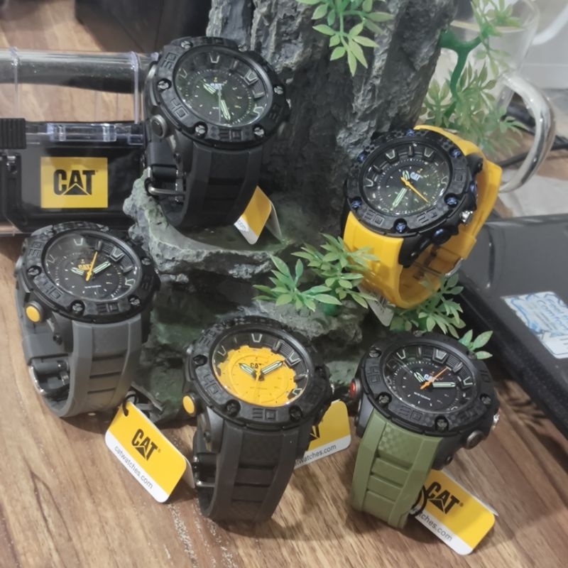 Caterpillar P10  นาฬิกาข้อมือ  นาฬิกาผู้ชาย สายซิลิโคน  รุ่น LU