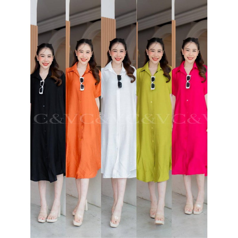 เดรสยาวไหมอิตาลีพิมพ์ลาย Free size อก 46