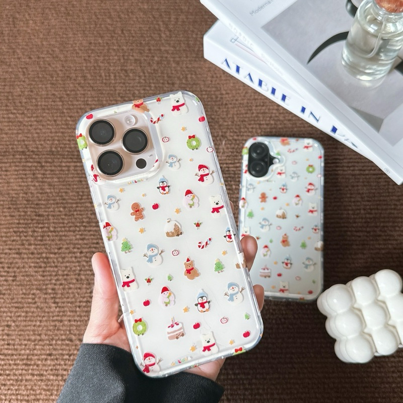 (มี16) เคส สำหรับ ไอโฟน สินค้าพร้อมส่งจากไทย สำหรับ Iphoneชื่อ เคสสโนวลายTPU-R1865