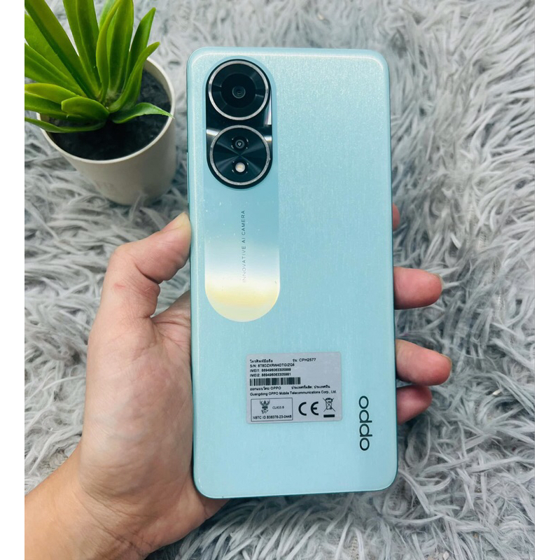 OPPO A58 RAM6/8GB/ROM128GB เครื่องมือ2สภาพสวยไม่มีตำหนิ