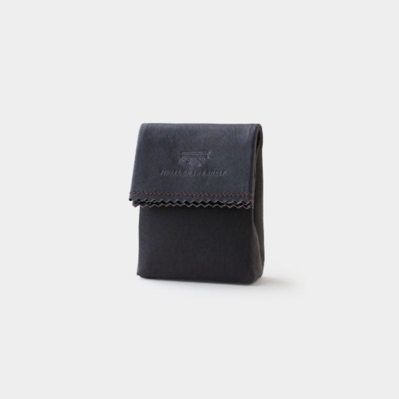 Pinsel on the Shelf : กระเป๋าใส่กุญแจ paper key pouch : mauve brown