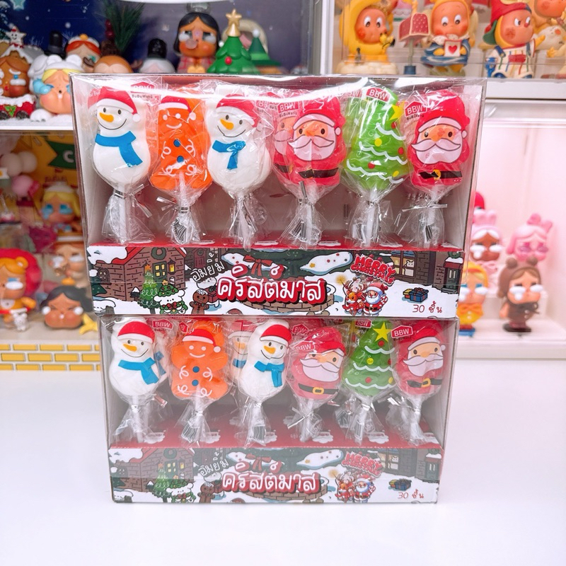 อมยิ้มคริสต์มาส เเละ ฮาโลวีน Halloween อย. ( 1 แพ็ค 30 ชิ้น )