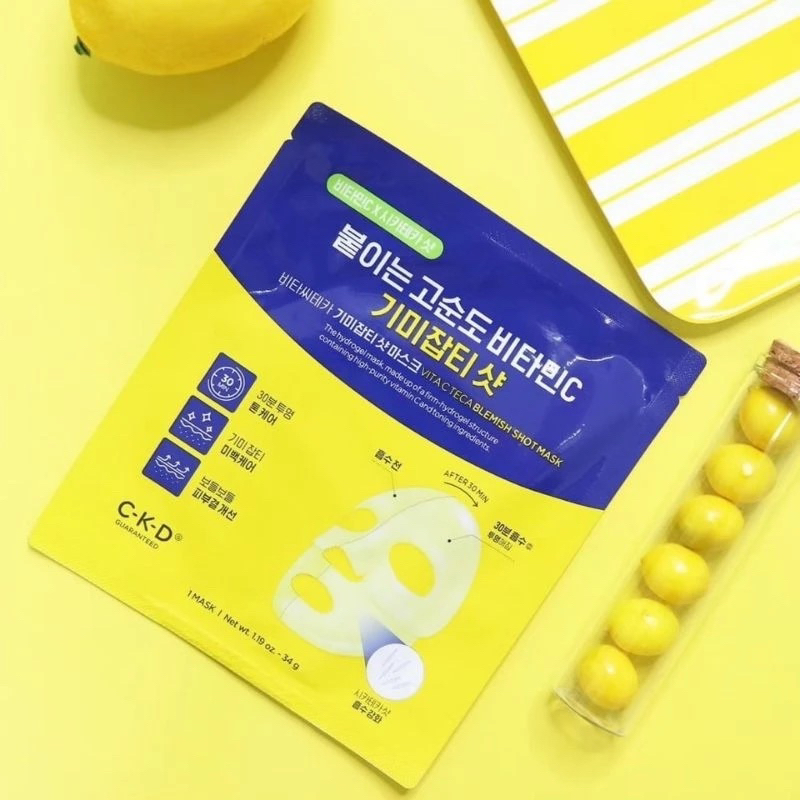 CKD Vita C Teca Blemish Shot Mask มาส์กเข็มทะเล