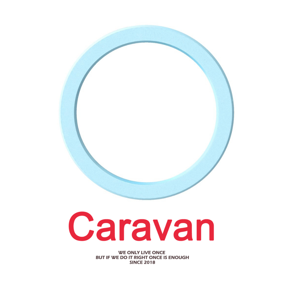 Caravan Crew Magnetic Ring แหวนโลหะ สำหรับโทรศัพท์  ติดเคส for wireless charge