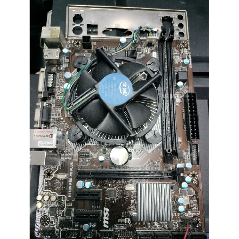 เซต CPU G4400 + เมนบอร์ด MSI H110M PRO-VD PLUS มือสอง