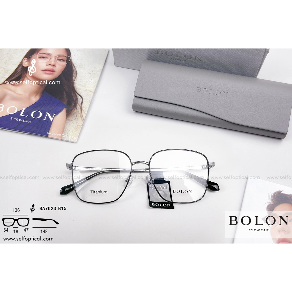 กรอบแว่น BOLON MONTREAL BA7023 Size 54 ลิขสิทธิแท้ 💯% โดย SELF Optical