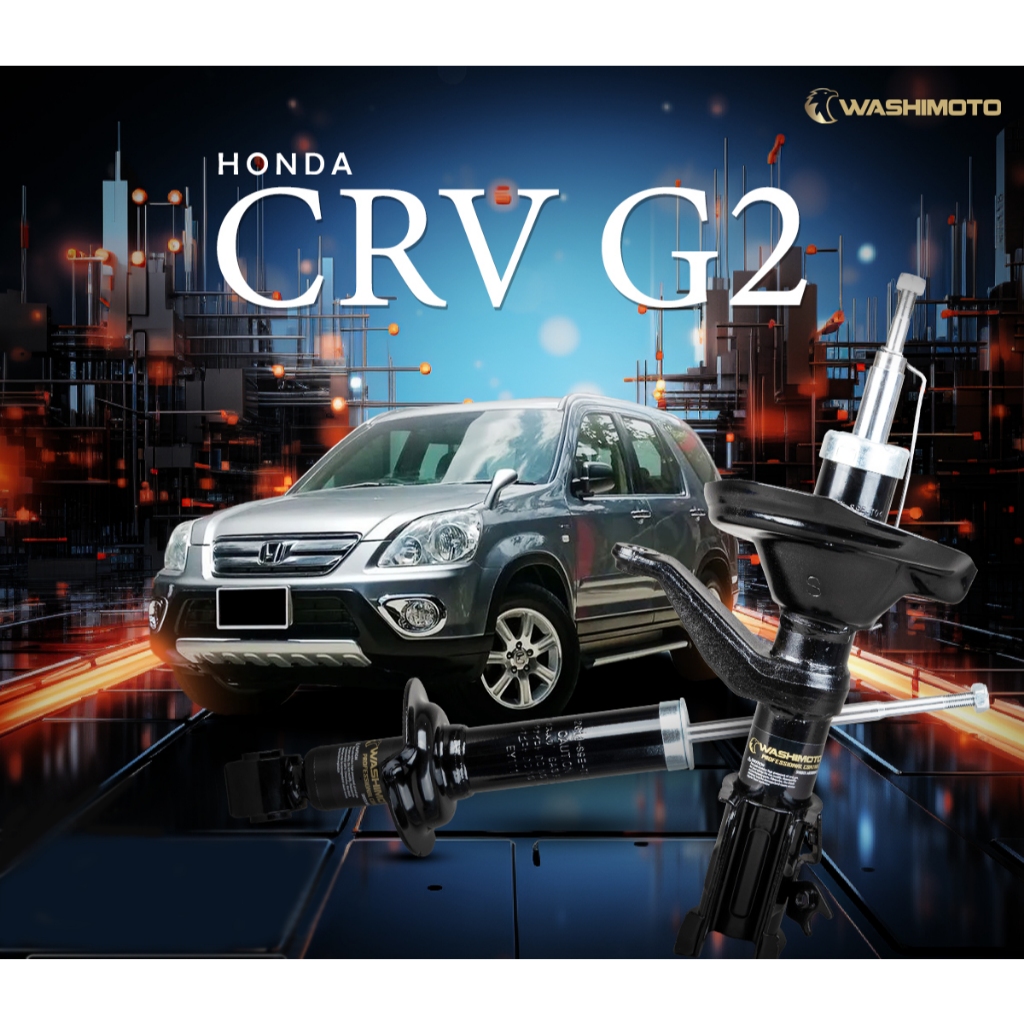 Washimoto โช้คอัพรถเก๋ง Honda CRV Gen 2 ปี 2002-2006