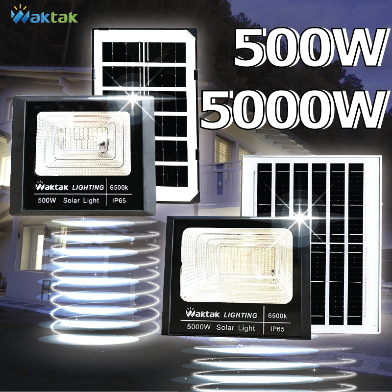 รับประกัน3ปี ไฟโซล่าเซล500W 5000Wโซลาร์เซลล์ ไฟโซล่าเซลล์ Solar cell Light ไฟพลังงานแสงอาทิตย์ ไฟ LED ไฟแสงอ ไฟโซล่า