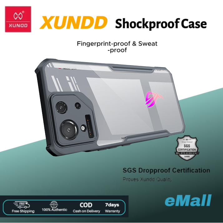 Xundd Case ใช้สำหรับ ROG Phone 5S ROG9 Pro ROG6 Pro ROG7 ROG 8 Asus ROG Phone 8 Pro เคสป้องกันการกัน