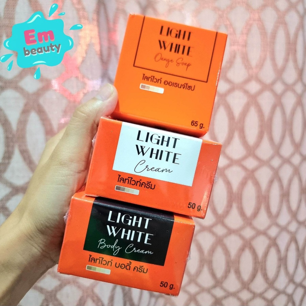 ไลท์ไวท์ครีม Light White Body Cream (ไลท์ไวท์ แพคเกจใหม่ล่าสุด) ของแท้100%