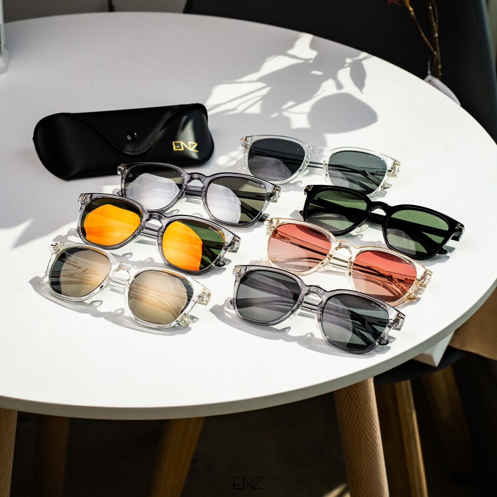 ENVISZO ES6008 Transformation Series TR90 Polarized แว่นกันแดด UV100% พร้อมกล่องและผ้า