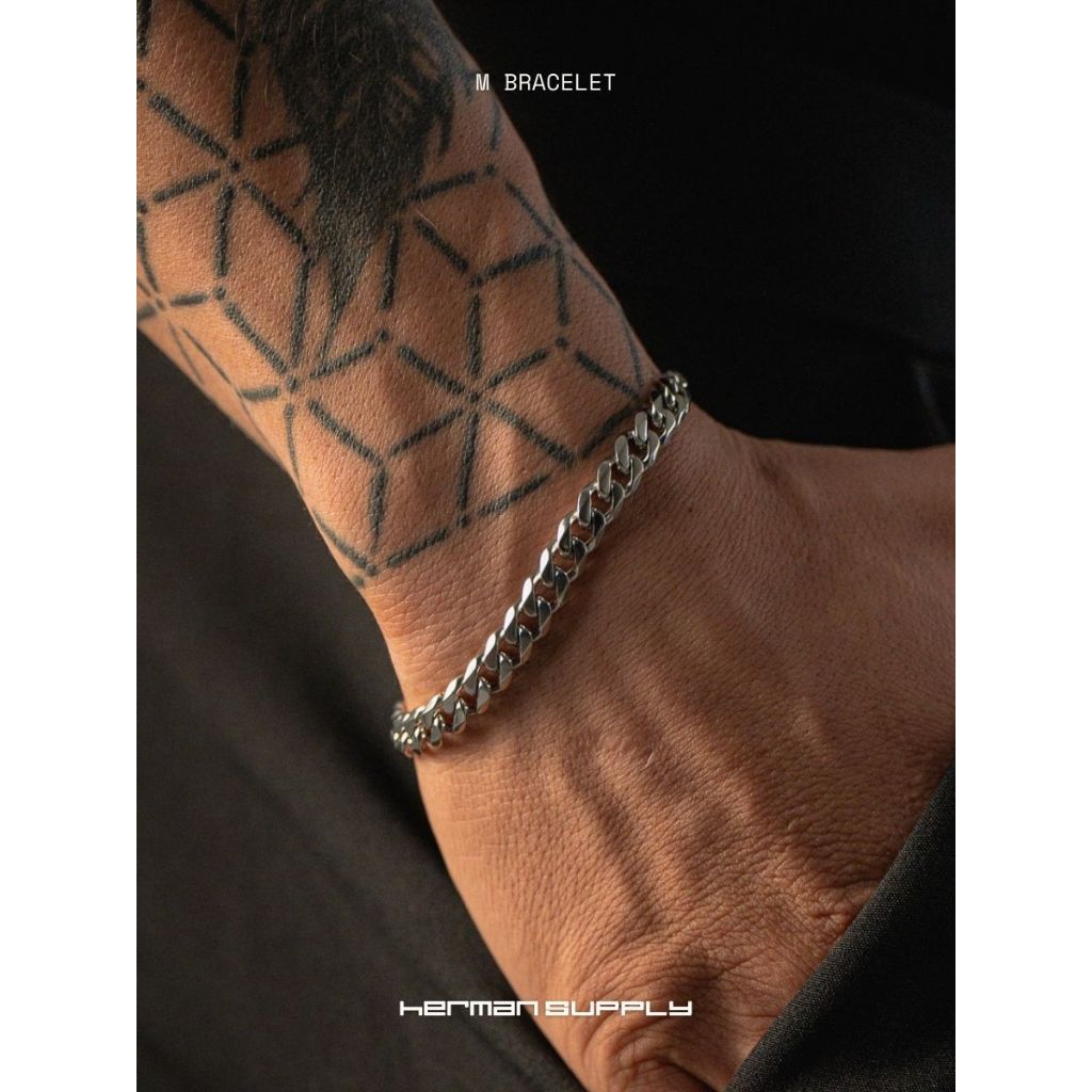 HERMAN SUPPLY - M Bracelet สร้อยข้อมือ สแตนเลส แนวมินิมอล 7MM