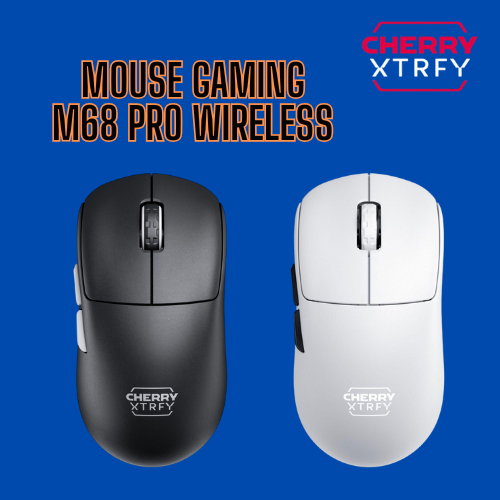 CHERRY XTRFY Mouse Gaming M68 Pro Wireless 8K ประกัน 2 ปี