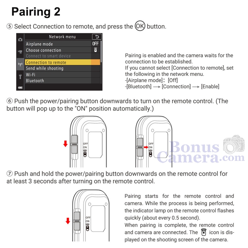 รีโมตถ่ายภาพนิ่ง&วีดีโอ Nikon Z5 II,Z6 II,Z6 III,Z7 II,Z30,Z50,Z50 II,ZR,Zf,Zfc แทน ML-L7 Remote Control - รูปที่ 6