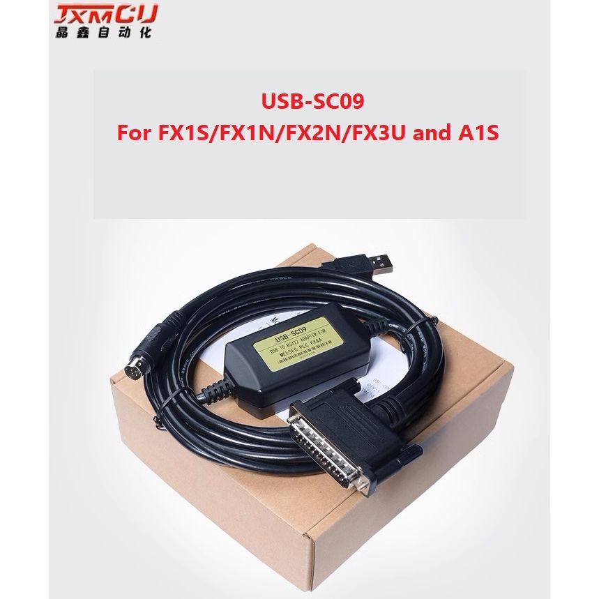 USB-SC09 FX,A สายลิ้งค์ PLC Mitsubishi FX,A Series
