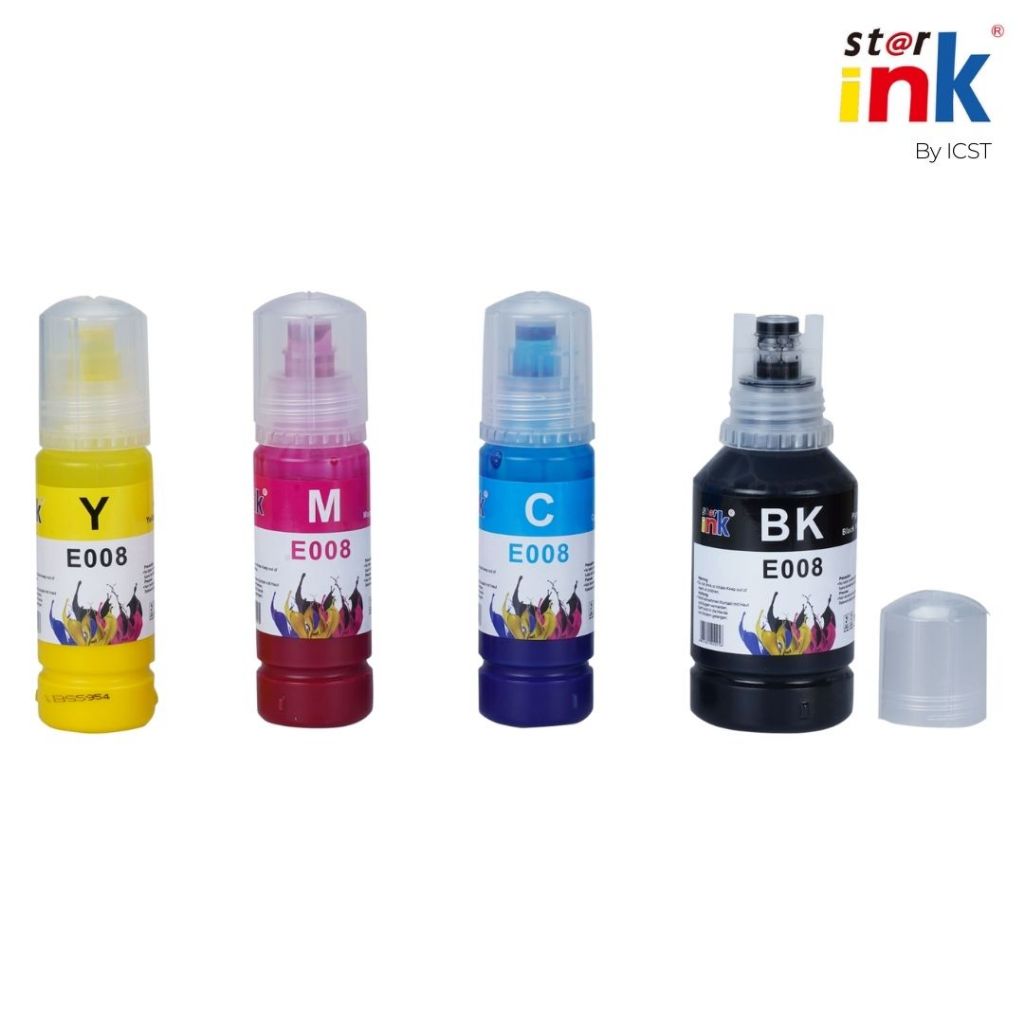 StarInk หมึกเติม EP-008 Pigment เครื่องปริ้น Epson EcoTank L6550, L6580, L15150 A3 , L15160