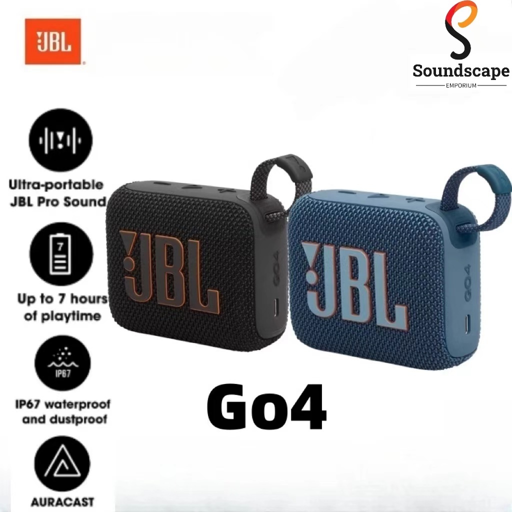 Jbl Go 4 ลําโพงไร้สายแบบพกพา Bluetooth 5.3 JBL Pro Sound