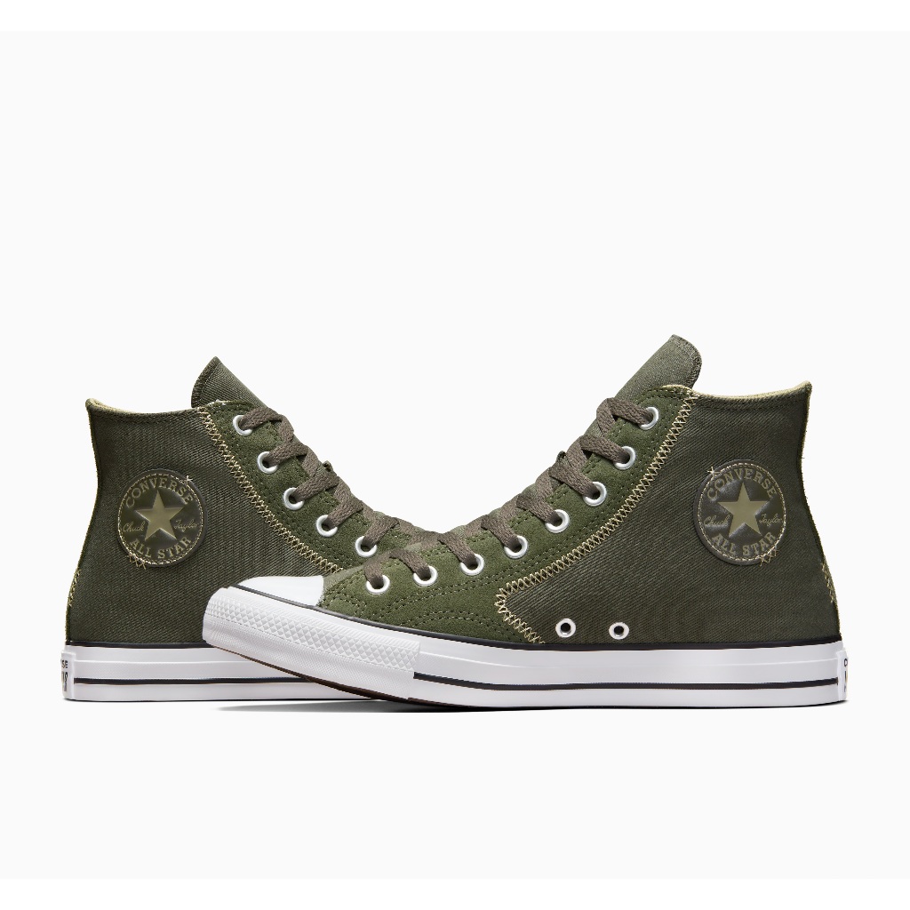 CONVERSE รองเท้า CTAS PLAY ON FASHION HI GREEN ผู้ชาย A06572CM_S4GNXX