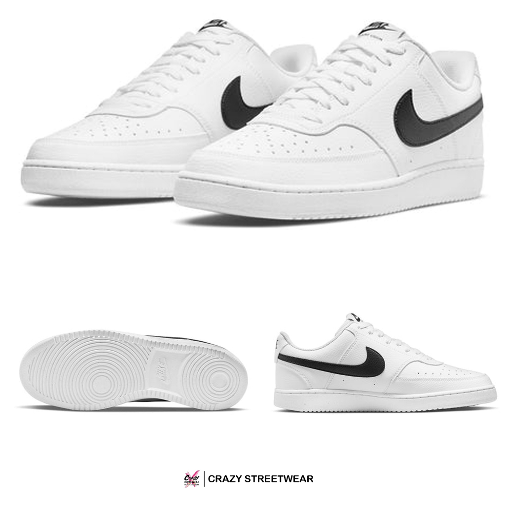 Nike Court Vision Low 'White Black' ( DH3158-101 / DH2987-101 ) สินค้าลิขสิทธิ์แท้ Nike รองเท้า