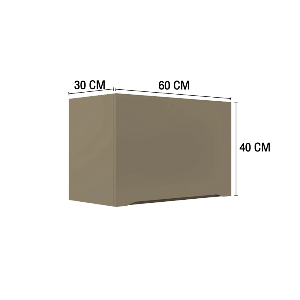 ตู้ติดผนัง รุ่น ECO Series by MJ Kitchen Solutions สีแซนเบจ