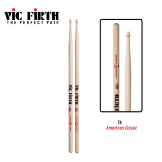 ไม้กลอง Vic firth ขนาด 5A,7A [ของแท้ 100%] น้ำหนักดี มีบริการส่งด่วน