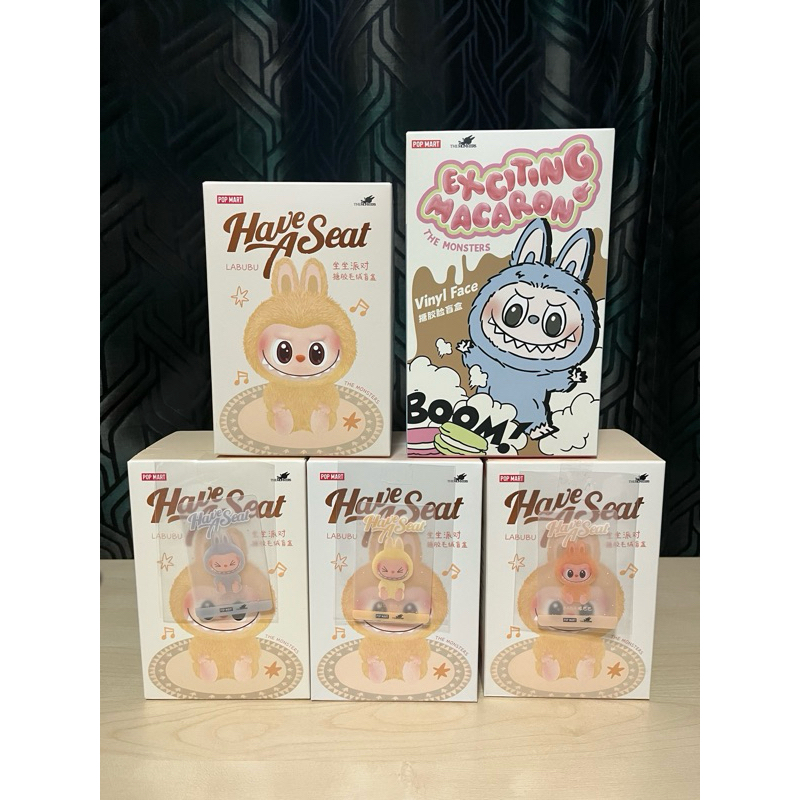 (ใช้โค้ดแฟชั่นลด30%ได้)พร้อมส่ง Labubu V.2(เช็คการ์ดไม่แกะตัว)
