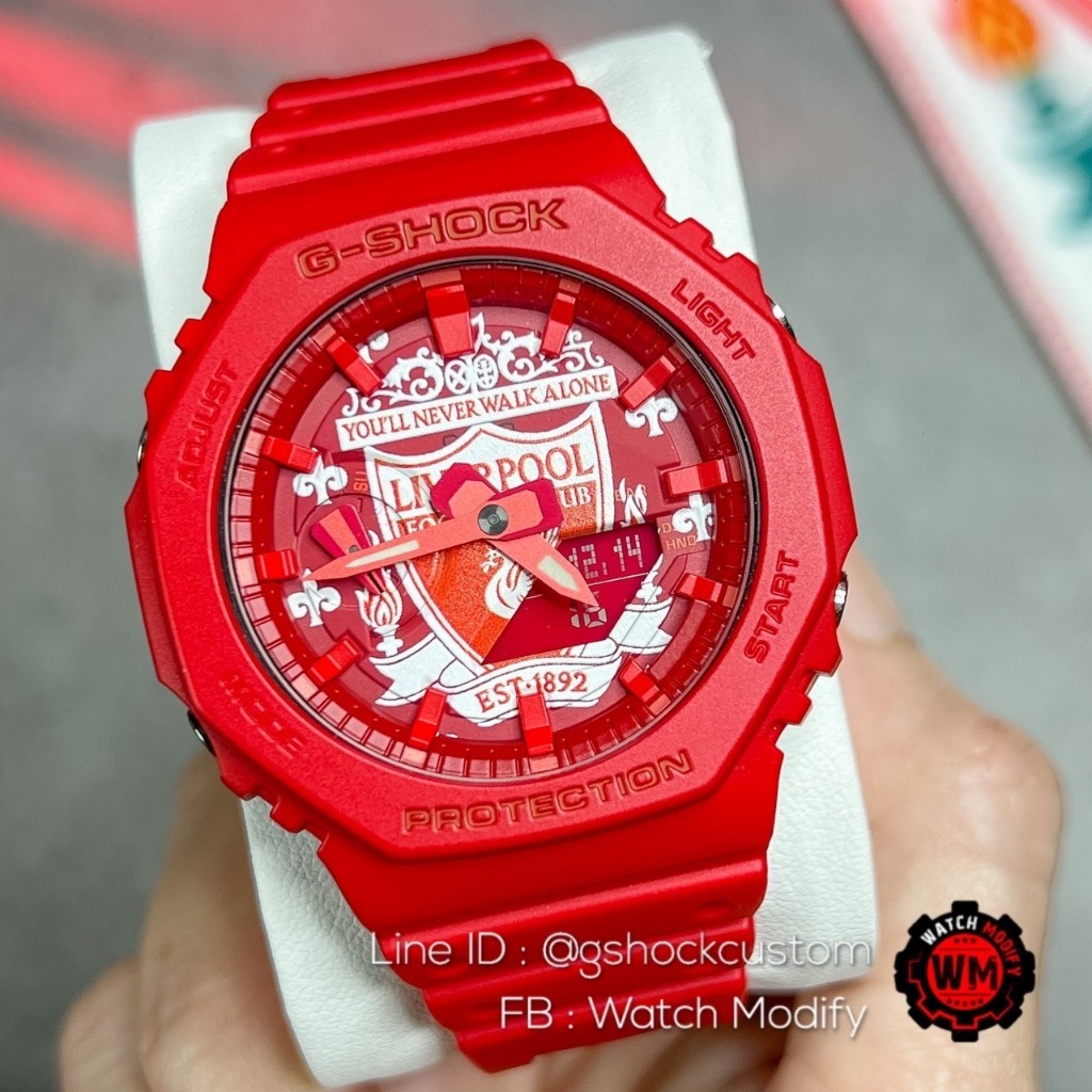 G-SHOCK Ga-2100 Customized The Reds Liverpool