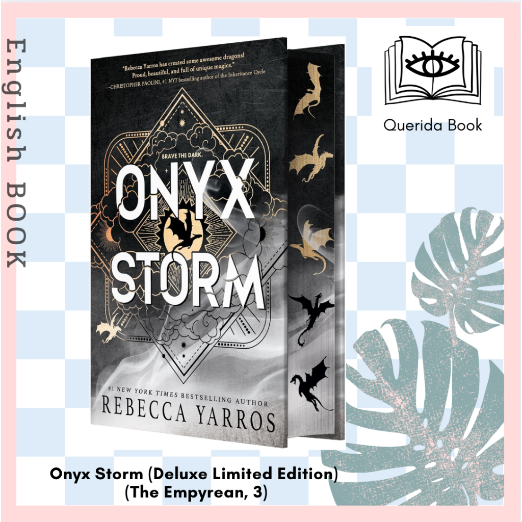 [Querida] หนังสือภาษาอังกฤษ Onyx Storm (Deluxe Limited Edition) (The Empyrean, 3) Hardcover, Iron Fl