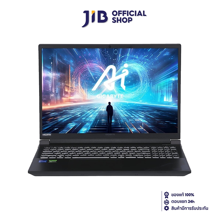 NOTEBOOK (โน้ตบุ๊ค) GIGABYTE G6X 9MG-42TH854SH (GUNMETAL GRAY)