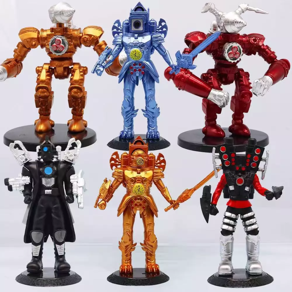 โมเดลตุ๊กตาฟิกเกอร์ Skibidi Toilet Action Figure Speakerman TV Man Monitor Man ของเล่นสําหรับเด็ก เก็บสะสม 6738 thumbnail 7