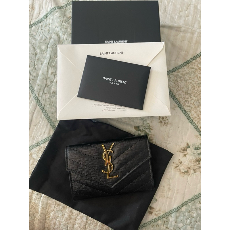 Cardholder YSL แท้! ใบเสร็จไทย