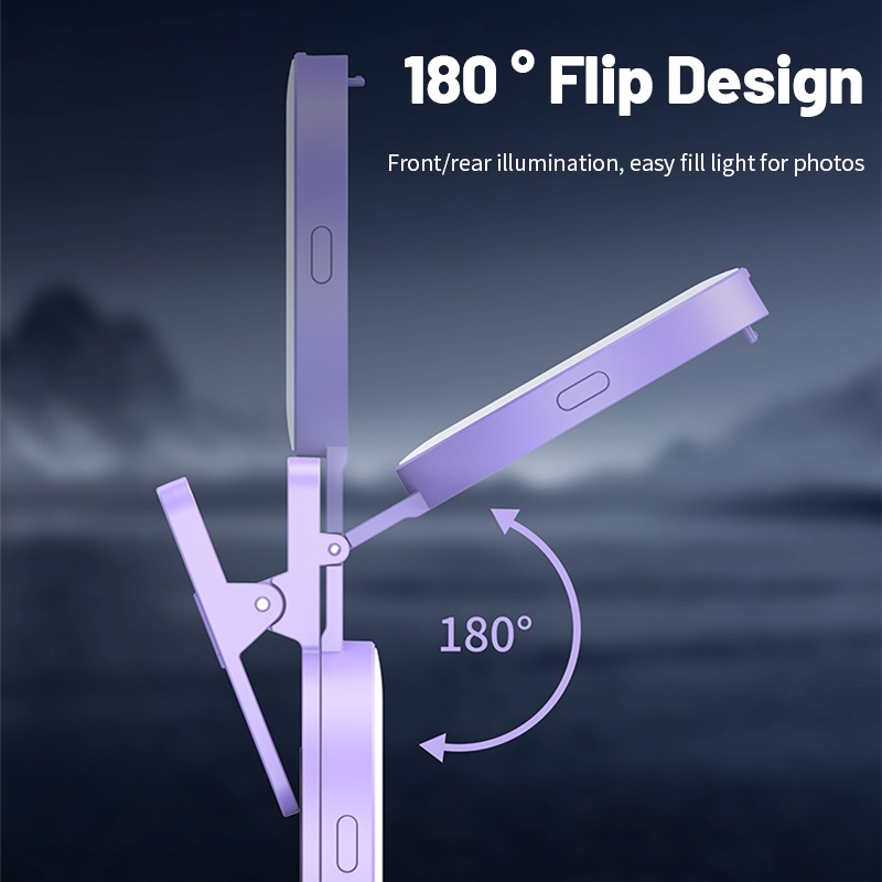 ไฟหนีบมือถือ ไฟเซลฟี่ พร้อมกระจกเซลฟี่ ปรับความสว่างได้ 3 ระดับ ไฟเซลฟี่โทรศัพท์มือถือ - รูปที่ 3