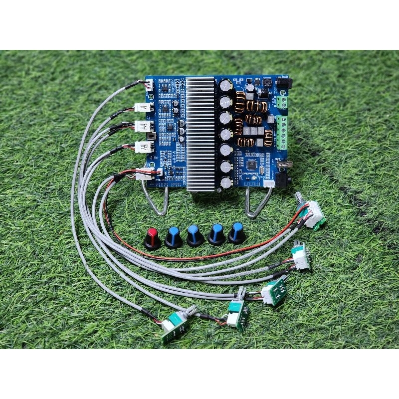 GEMAUDIO M60 400w (รุ่น ย้ายวอลุ่ม) **ของแท้** 100w+100w+200w​ แอมป์ บลูทูธ​ diy แอมจิ๋ว 2.1