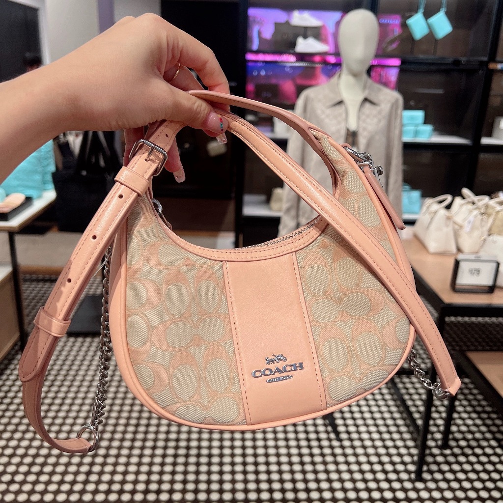 coach Carmen Mini Crossbody CT774 CR151 ผู้หญิง กระเป๋าสะพายข้าง COACH กระเป๋า หนังแท้ สองขนาด