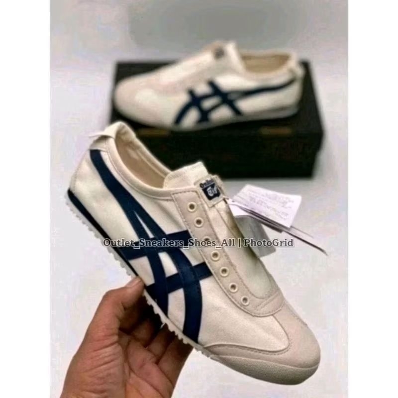 รองเท้า Onitsuka ไทเกอร์ Mexico 66 Slip On ใส่ได้ทั้ง ชาย หญิง [ ของแท้💯 พร้อมส่ง ]