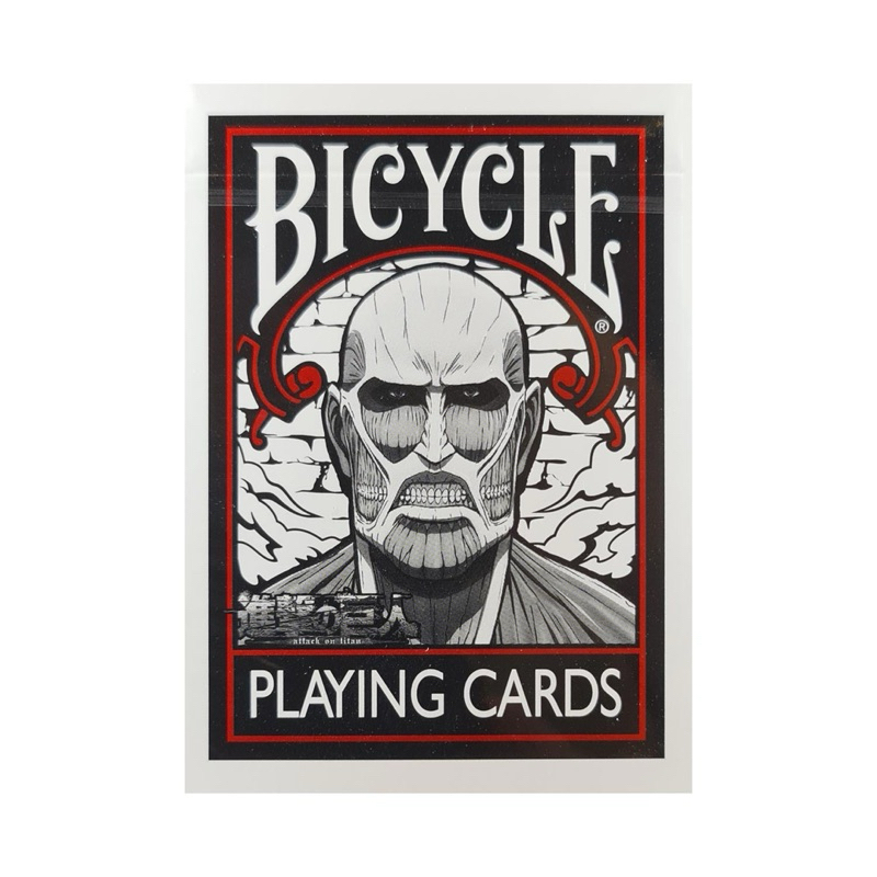 [พร้อมส่ง] Bicycle Attack on Titans cards ไพ่ตัวการ์ตูนไททัน