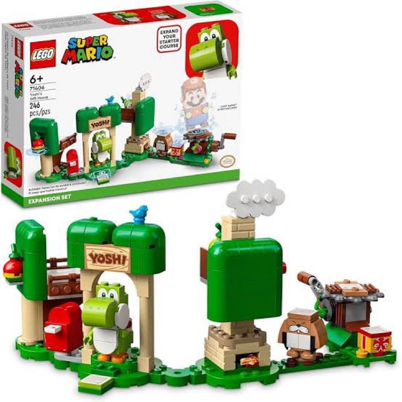 เลโก้ LEGO Super Mario 71406 Yoshi's Gift House ของแท้ 100% มาหนึ่งกล่องสวยพร้อมส่ง