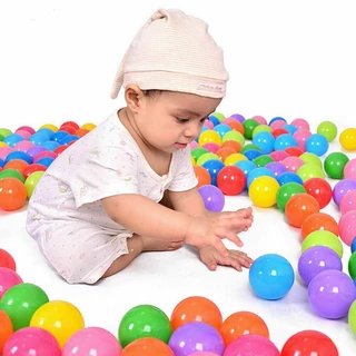 ลูกบอลปลอดสารพิษ ลูกบอลหลากสี (ปลอดภัย 100%) 50-100pcs บ้านบอล บ่อบอล บอลสี บอลเด็ก สระบอล ลูกบอลพลาสติก