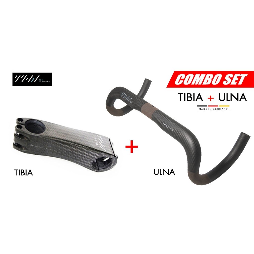 Combo set แฮนด์ULNA + คอTIBIA FULL CARBON นํ้าหนักเบา - MADE IN GERMANY