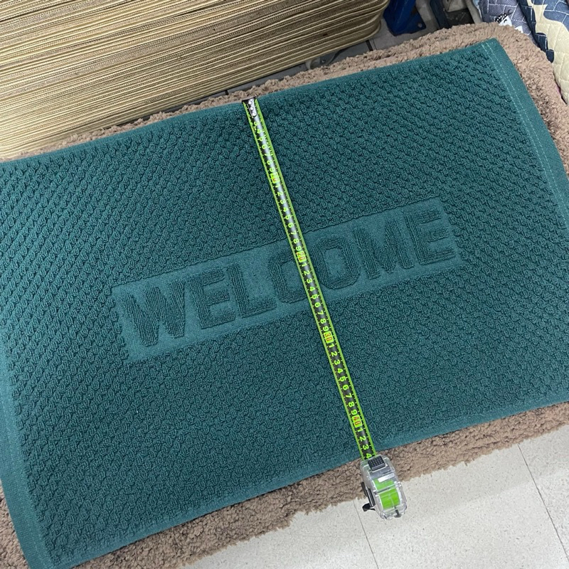 พรมเช็ดเท้าเกรดโรงแรมcotton%made in Thailand รูปที่ 2