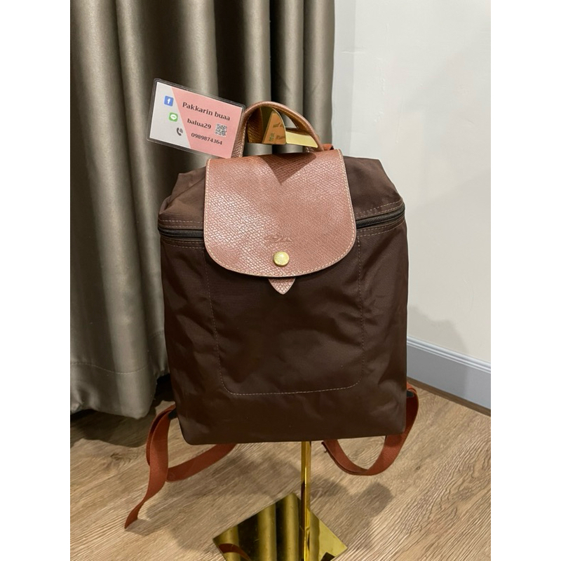 เป้ Longchamp สี ebony 💯 Lc