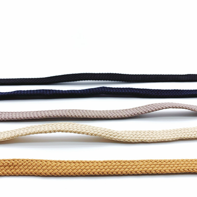 เชือกรองเท้า (1คู่) ทรงแบน NB (อย่างหนา 2ชั้น) ขนาด 8mm 1คู่=2เส้น  สินค้ามีพร้อมส่งในไทย - รูปที่ 5