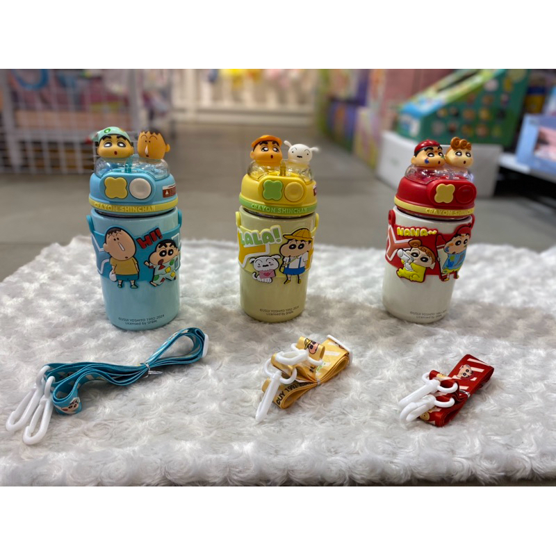 crayon shin chan แก้วสแตนเลส 520ml แก้วเก็บความเย็น 52toys ชินจัง