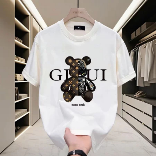 เสื้อยืด Oversize เสื้อยืดผู้ชาย แขนสั้น ไซซ์ คอกลม สําหรับ เสื้อยืดชาย เสื้อยืดขาว แฟชั่นฤดูร้อน ผู้ชาย